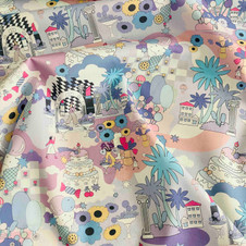 Liberty Fabrics: Pop Delight B (Pink Lavender) Tana Lawn® Liberty Fabrics: Pop Delight B (Pink Lavender) Tana Lawn®