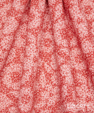 Liberty Fabrics: Mirabelle Mono B (Pink Red) Tana Lawn® 