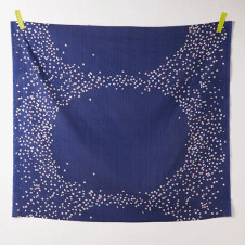 Nani Iro: Edelweiss 1D (Blue) - Organic Cotton Double Gauze Nani Iro: Edelweiss 1D (Blue) - Organic Cotton Double Gauze