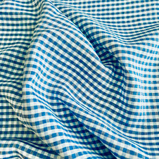 Two Toned Blue Gingham (Pure Linen 59" wide) - 3.5 yards Two Toned Blue Gingham (Pure Linen 59" wide) - 3.5 yards