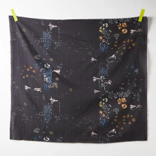 Nani Iro: PAL D (Dark Base) - Organic Cotton Double Gauze - 2.75 yards Nani Iro: PAL D (Dark Base) - Organic Cotton Double Gauze - 2.75 yards