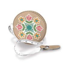 Lori Holt Limited Edition Tape Measure - Beige Floral Lori Holt Limited Edition Tape Measure - Beige Floral