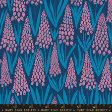 Ruby Star Society: Endpaper by Jen Hewett - Muscari in Bluebell Ruby Star Society: Endpaper by Jen Hewett - Muscari in Bluebell