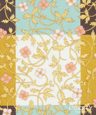 Liberty Fabrics: Rosita Check B (Lt Blue Ochre)Tana Lawn® Liberty Fabrics: Rosita Check B (Lt Blue Ochre)Tana Lawn®