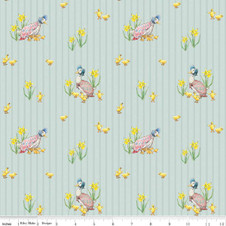 Riley Blake: Peter Rabbit™ & Friends - Duck Stripe in Blue