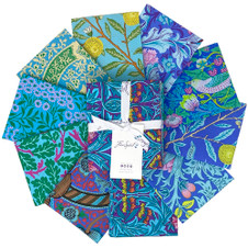 Free Spirit: Kaffe Fassett X Morris & Co: FQ Bundle in Blues (10 pcs)