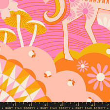 Ruby Star Society: Carousel by Melody Miller - Daydreamer in Zinnia Ruby Star Society: Carousel by Melody Miller - Daydreamer in Zinnia
