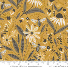 Moda: Bee Garden by Gingiber - Florals in Honey Moda: Bee Garden by Gingiber - Florals in Honey