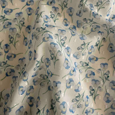 Liberty Japan: Ros in Blue (Swiss Dot) - 1 meter Liberty Japan: Ros in Blue (Swiss Dot) - 1 meter