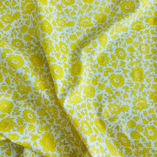 Liberty Fabrics: D'Anjo Sky A (Yellow) Tana Lawn® Liberty Fabrics: D'Anjo Sky A (Yellow) Tana Lawn®