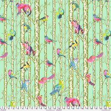 Full Moon Forest II by Tula Pink - Family Tree in Enchanted Full Moon Forest II by Tula Pink - Family Tree in Enchanted
