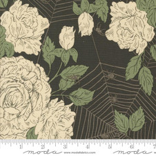Moda: Home Sweet Haunt by Stacy Iest Hsu - Haunted Roses in Charcoal Moda: Home Sweet Haunt by Stacy Iest Hsu - Haunted Roses in Charcoal