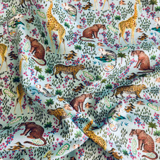 Liberty Fabrics: Pattern Safari D (Blue) Tana Lawn® Liberty Fabrics: Pattern Safari D (Blue) Tana Lawn®
