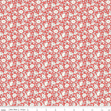 Liberty Quilting: Tudor Celebration - Mayflower Meadow B (red)