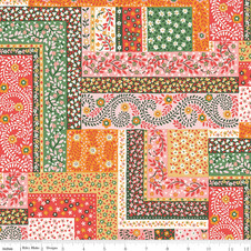 Liberty Quilting: Tudor Celebration - Patchwork Scarves B (red)