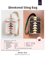 Sewing Illustration by Minki Kim - Weekend Sling Bag Sewing Illustration by Minki Kim - Weekend Sling Bag