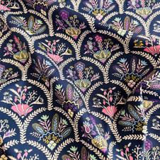 Nina Botanical Scallop Cotton Sateen (58" wide)