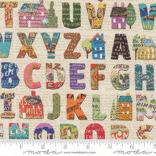 Moda Fabrics: Paper Hamlet by Cathe Holden - Alphabet in Paper Moda Fabrics: Paper Hamlet by Cathe Holden - Alphabet in Paper