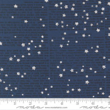Moda Fabrics: Paper Hamlet by Cathe Holden - Paper Stars in Midnight