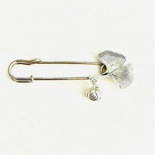 Dangling Lotus Safety Pin