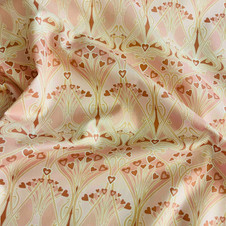 Liberty Fabrics: Ianthe Heart B (pink) Tana Lawn® - 0.7 meters (27")