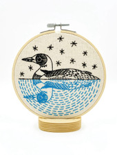 Hook Line & Tinker: Loon Complete Embroidery Kit