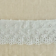 Bessie Eyelet Scallop Lace Edging