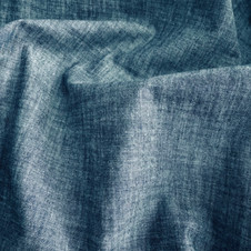 Japanese Cotton Linen Chambray in Indigo - (52" wide)