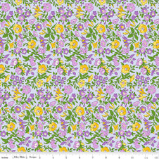 Liberty Quilting: Everlasting - Mamie Flower A (Lilac)