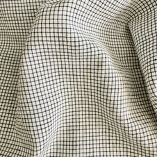 White Grid (Pure Linen 51" wide)