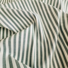 Green  Stripe Linen (Tencel Linen 57" wide)