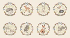 Moda: My Secret Garden  - Animal Panel (23")