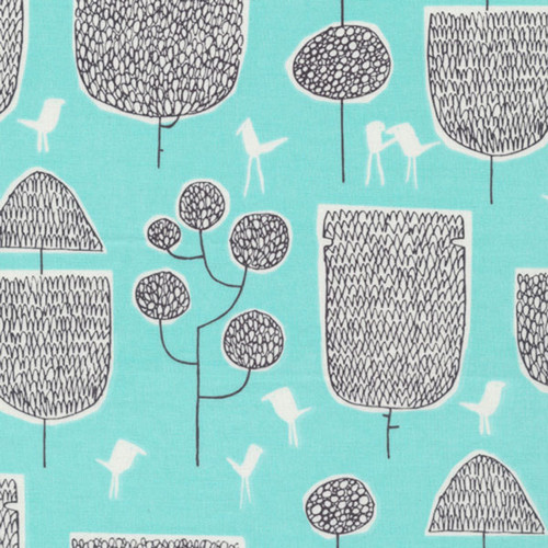 Tokoyo Trees Turquoise