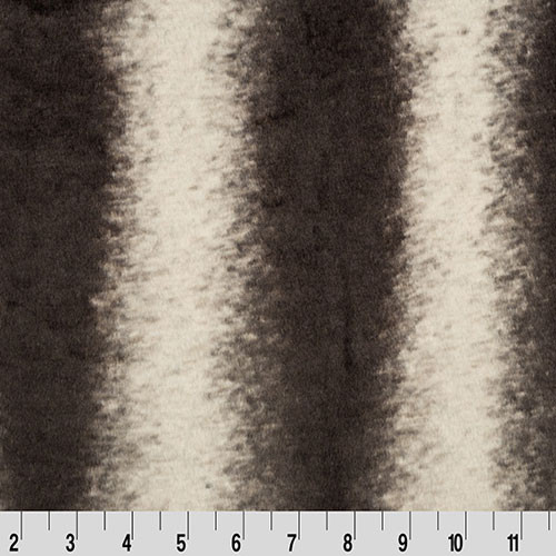 Tissavel - Faux Fur in Volga Chinchilla in Beige Walnut (1/2 yard)