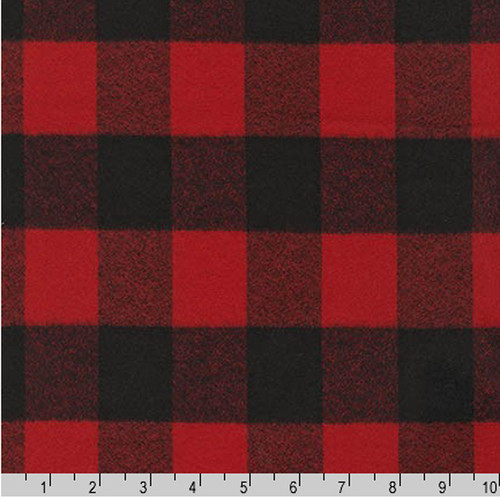 Robert Kaufman: Mammoth Flannel in Red