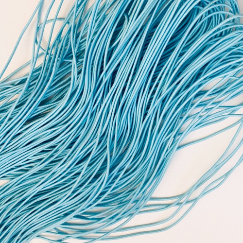 Elastic Cord (1.5 mm) in Light Blue - by the yard