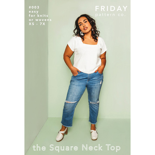 Friday Pattern Co - The Square Neck Top