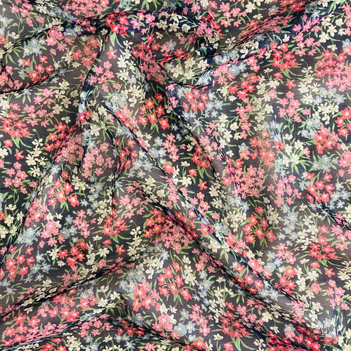 Liberty Fabrics: Sea Blossoms C (Chloe Chiffon)