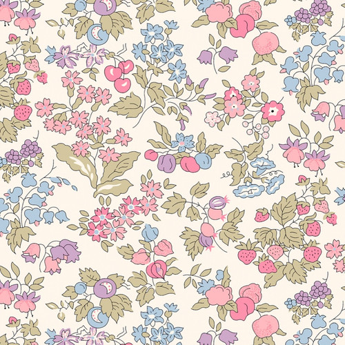 Liberty Fabrics: Nancy Ann A Organic Tana Lawn®(Pastel) - 1.5 meters