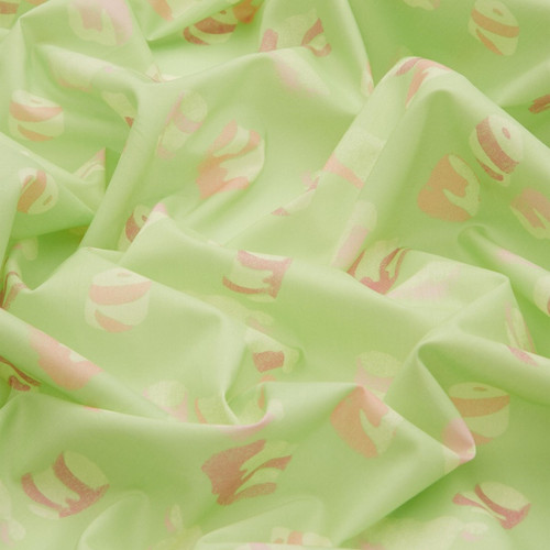 Liberty Fabrics: Cotton Balls A (Celery Base) Tana Lawn®