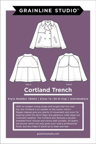 Grainline Studio - Cortland Trench (Size 14-30)