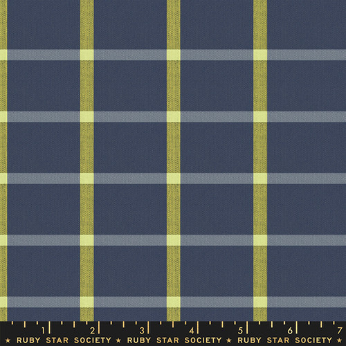 Ruby Star Society - Warp Weft Heirloom: Solar in Navy