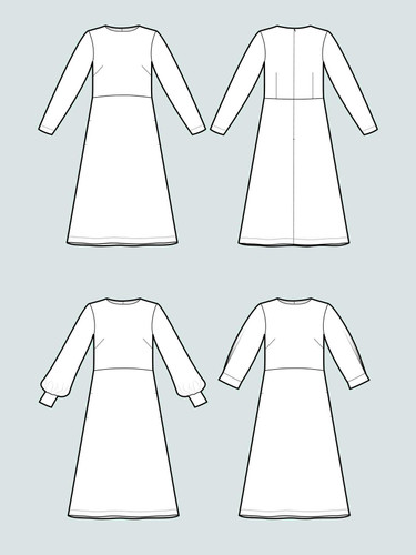 The Assembly Line Sweden - Multi-Sleeve Midi Dress (XS-L)