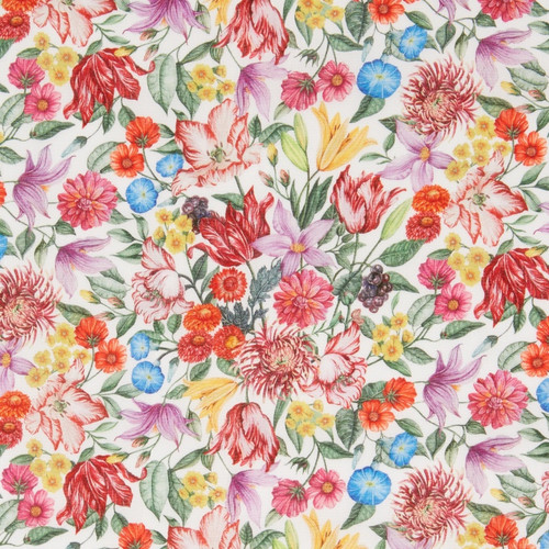 Liberty Fabrics: Royal Garland C (White) Tana Lawn®