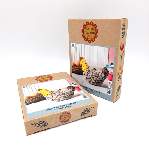 (Corinne Lapierre) Wool Mix Felt Craft Kits Folk Birds