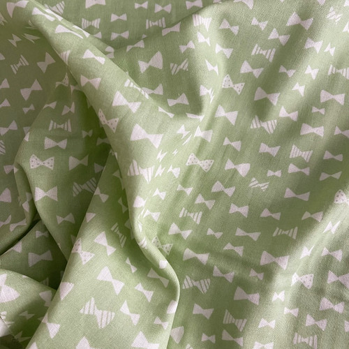 Cosmo: Ribbon in Celadon Green 1C (Double Gauze)