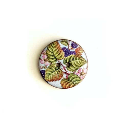 Mulberry Ceramic Button - 1"