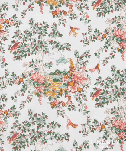 Liberty Fabrics: Miniature Wonderland C (Ochre Pink) Tana Lawn® 