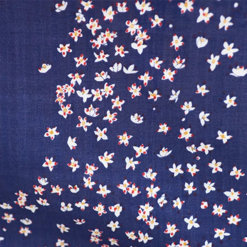 Nani Iro: Edelweiss 1D (Blue) - Organic Cotton Double Gauze