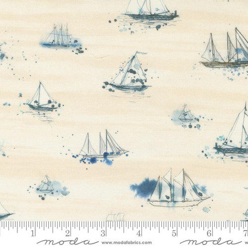Moda: Longshore by Janet Clare - Marine in Flag